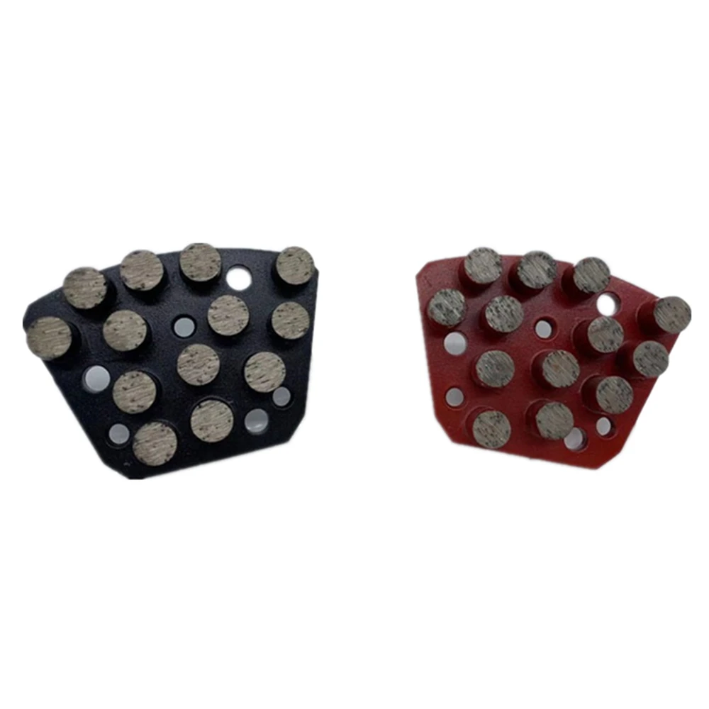Thirteen Round Segments Diamond Grinding Shoes Floor Polishing Block Trapezoid Grinding Head For Iron Horse Machine 9PCS
Thirteen Round Segments Diamond Grinding Shoes Floor Polishing Block Trapezoid Grinding Head For Iron Horse Machine 9PCS