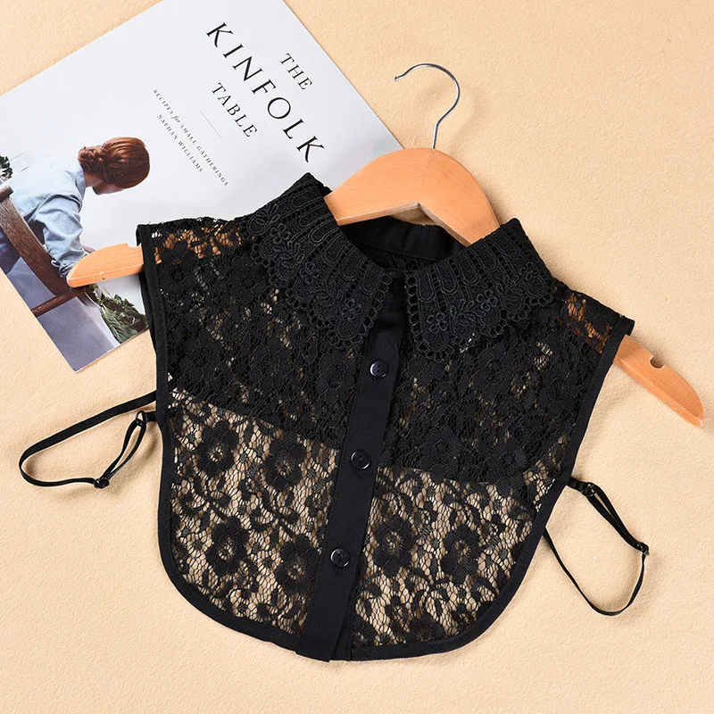 Women Lace Collar Pure Color Detachable Lapel Choker Necklace Shirt Fake False Collar Blouse Sweatshirt Vest Accessories Tops
Women Lace Collar Pure Color Detachable Lapel Choker Necklace Shirt Fake False Collar Blouse Sweatshirt Vest Accessories Tops
