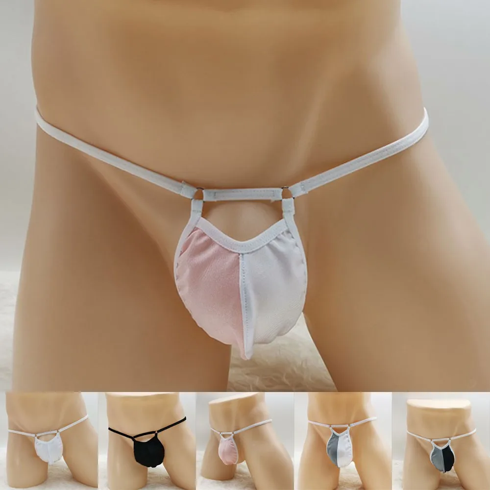 Men's Sexy Thongs Fashion Show Sexy Split Steel Ring U-Shaped Pocket Thong Panties Gays Clothes Sissy Panties Homo Lingerie Pant
Men's Sexy Thongs Fashion Show Sexy Split Steel Ring U-Shaped Pocket Thong Panties Gays Clothes Sissy Panties Homo Lingerie Pant