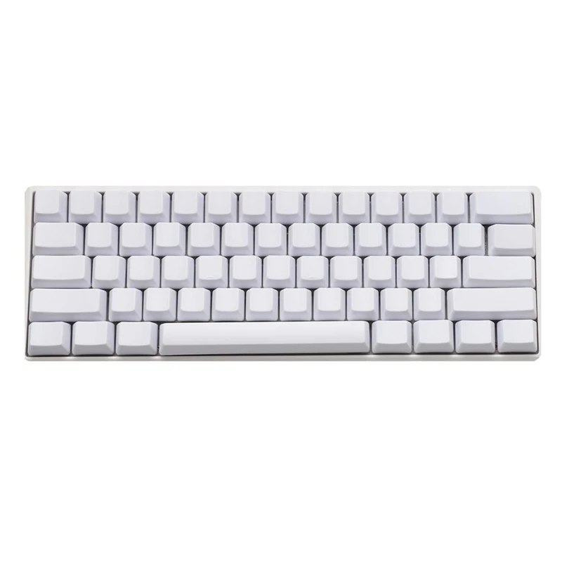 Suitable for White Black Gray Green Blank Thick PBT OEM Profile 62 Key ISO 61 ANSI Keycaps For MX Switches Mechanical 
Suitable for White Black Gray Green Blank Thick PBT OEM Profile 62 Key ISO 61 ANSI Keycaps For MX Switches Mechanical