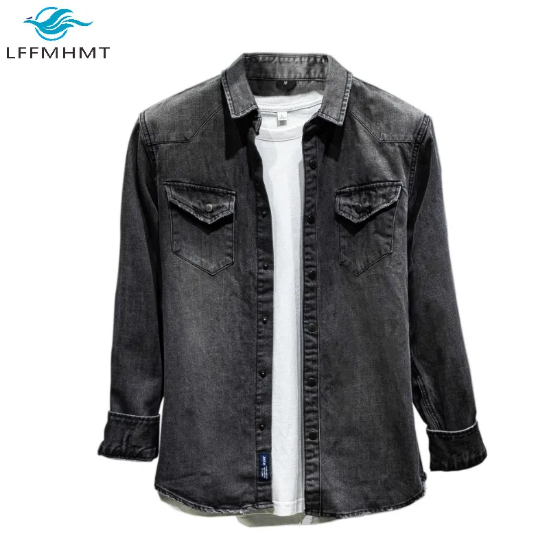 Winter Fall Thick Warm Fashion Men Vintage Long Sleeve Denim Outerwear Male Japan Style High Quality Slim Fit Casual Lapel Shirt
Winter Fall Thick Warm Fashion Men Vintage Long Sleeve Denim Outerwear Male Japan Style High Quality Slim Fit Casual Lapel Shirt
