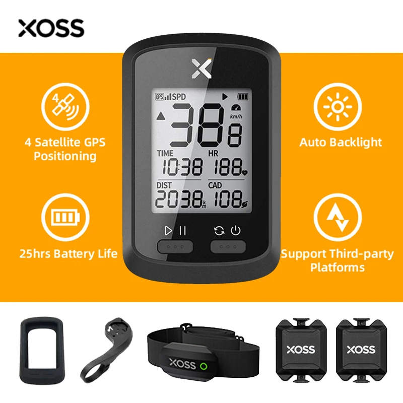 Велокомпьютер XOSS G Plus, беспроводной Gps Спидометр, водонепроницаемый дорожный велосипед, для горного велосипеда, для Strava ANT +, для измерения ча...
Велокомпьютер XOSS G Plus, беспроводной Gps Спидометр, водонепроницаемый дорожный велосипед, для горного велосипеда, для Strava ANT +, для измерения ча...