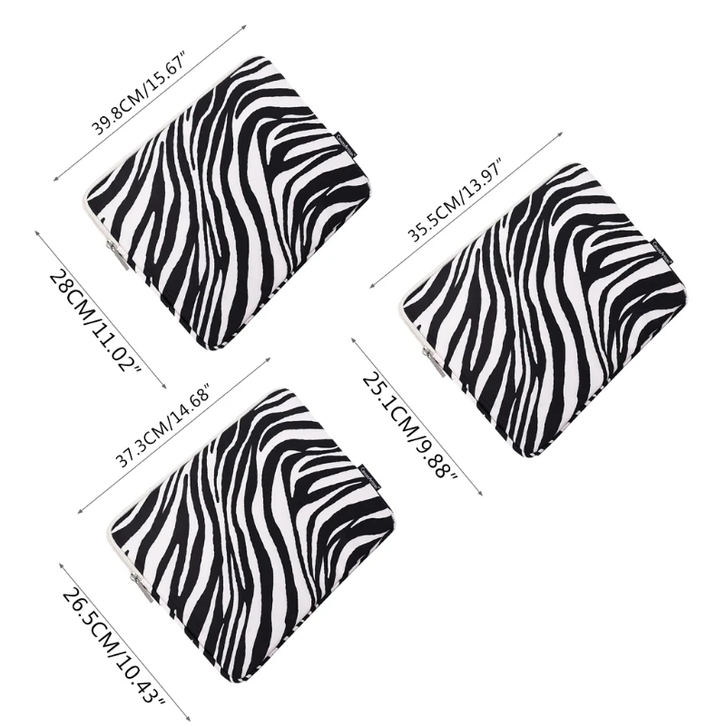 J60D Waterproof Tablet Sleeve Case Zebra Striped Printed Zippered Shockproof Laptop Storage Bag for 13 14 15 Inch Inner Bags 3 
J60D Waterproof Tablet Sleeve Case Zebra Striped Printed Zippered Shockproof Laptop Storage Bag for 13 14 15 Inch Inner Bags 3