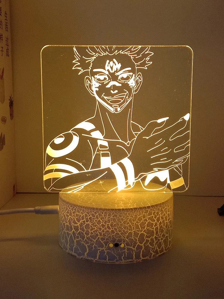 jujutsu kaisen ryomen sukuna годжо сатору для дома украшения ночник аниме фигурки декор комнаты светодиодная лампа манга светильник ночные этюды акрило...
jujutsu kaisen ryomen sukuna годжо сатору для дома украшения ночник аниме фигурки декор комнаты светодиодная лампа манга светильник ночные этюды акрило...