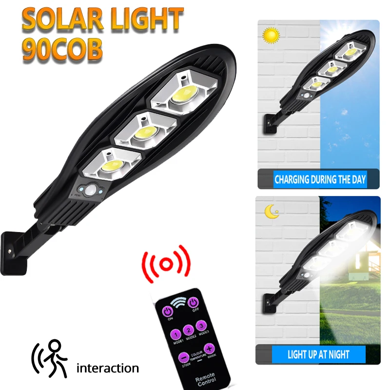 Solar LED Light Outdoor PIR Motion Sensor Garden Solar Lamp IP65 Waterproof With Remote Control For Street Emergency Wall Lights
Solar LED Light Outdoor PIR Motion Sensor Garden Solar Lamp IP65 Waterproof With Remote Control For Street Emergency Wall Lights