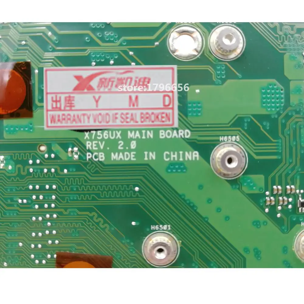 X756UV Laptop motherboard I3-6100U GT940M DDR3 For Asus X756UWK X756UQK X756UB Test mainboard X756UV motherboard test 100% ok
X756UV Laptop motherboard I3-6100U GT940M DDR3 For Asus X756UWK X756UQK X756UB Test mainboard X756UV motherboard test 100% ok