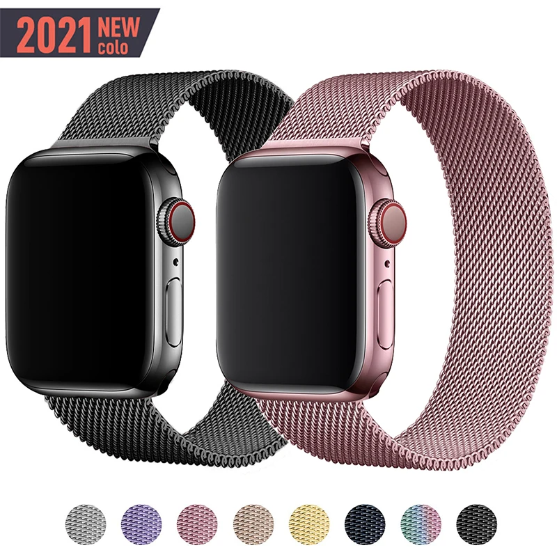 Ремешок магнитный для Apple watch Band 40 мм 44 мм 42 мм 38 мм, металлический браслет из нержавеющей стали для iWatch series 5 4 3 se 6 
Ремешок магнитный для Apple watch Band 40 мм 44 мм 42 мм 38 мм, металлический браслет из нержавеющей стали для iWatch series 5 4 3 se 6