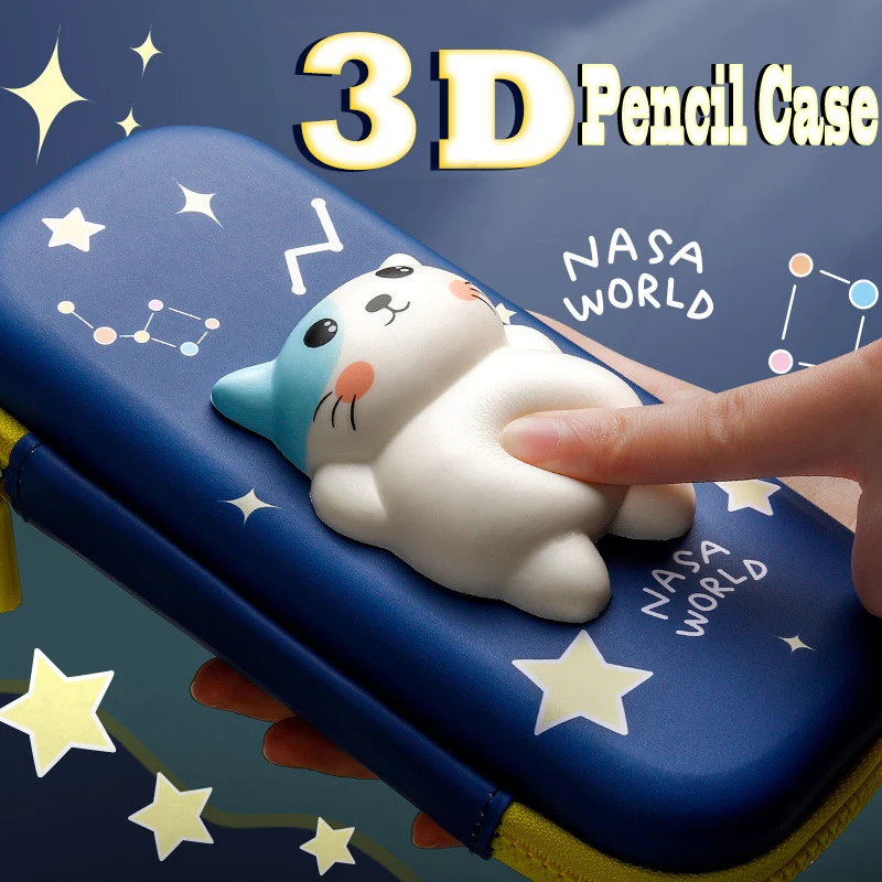 3D Stereo Pencil Case Cute Stationery Box EVA Pencil Box Cartoon Animal Pen Case Girls Pencil Case Children School Supplies
3D Stereo Pencil Case Cute Stationery Box EVA Pencil Box Cartoon Animal Pen Case Girls Pencil Case Children School Supplies