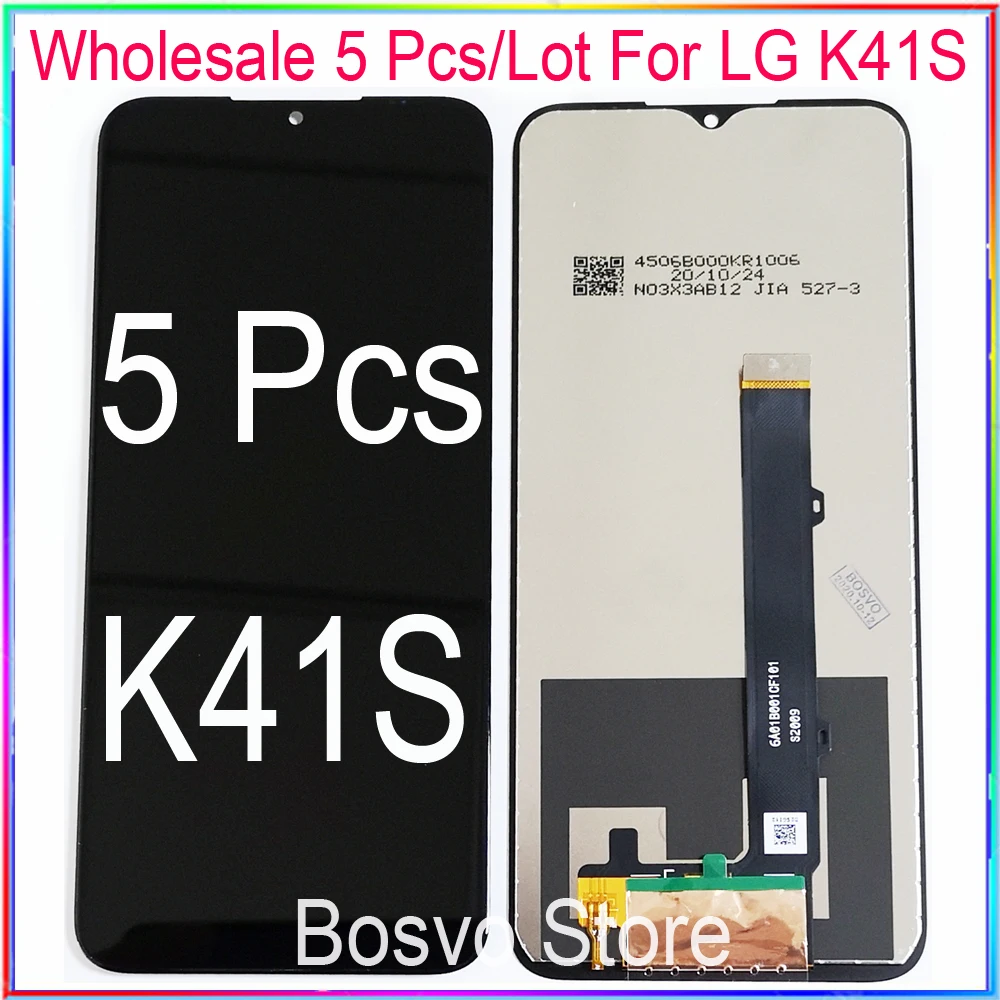 wholesale 5 Pieces / lot for LG K41S LCD Screen Display with Touch Digitizer Assembly K41S 2020 LMK410EMW LMK410HM
wholesale 5 Pieces / lot for LG K41S LCD Screen Display with Touch Digitizer Assembly K41S 2020 LMK410EMW LMK410HM