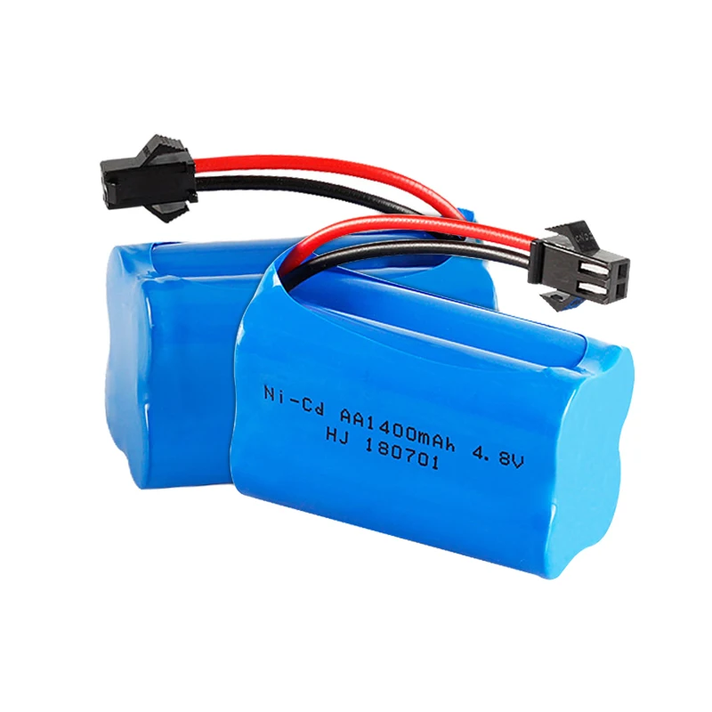 2pcs 4.8V 1400mAh Ni-Cd AA Battery Pack For Remote Control Electric Car Toys SM-2P Plug Nicd 4.8V Volt Battery Accessories
2pcs 4.8V 1400mAh Ni-Cd AA Battery Pack For Remote Control Electric Car Toys SM-2P Plug Nicd 4.8V Volt Battery Accessories