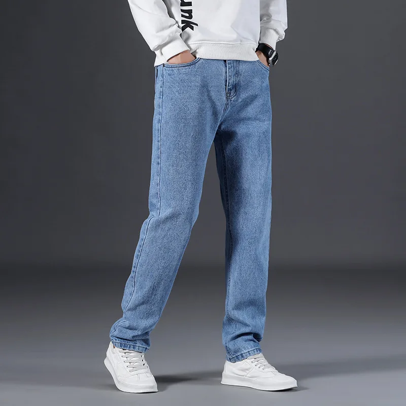 2021 New Men's Business Classic Style Jeans Casual Trousers Personality Classic Style Cotton Denim Pants Brand Clothing Male
2021 New Men's Business Classic Style Jeans Casual Trousers Personality Classic Style Cotton Denim Pants Brand Clothing Male