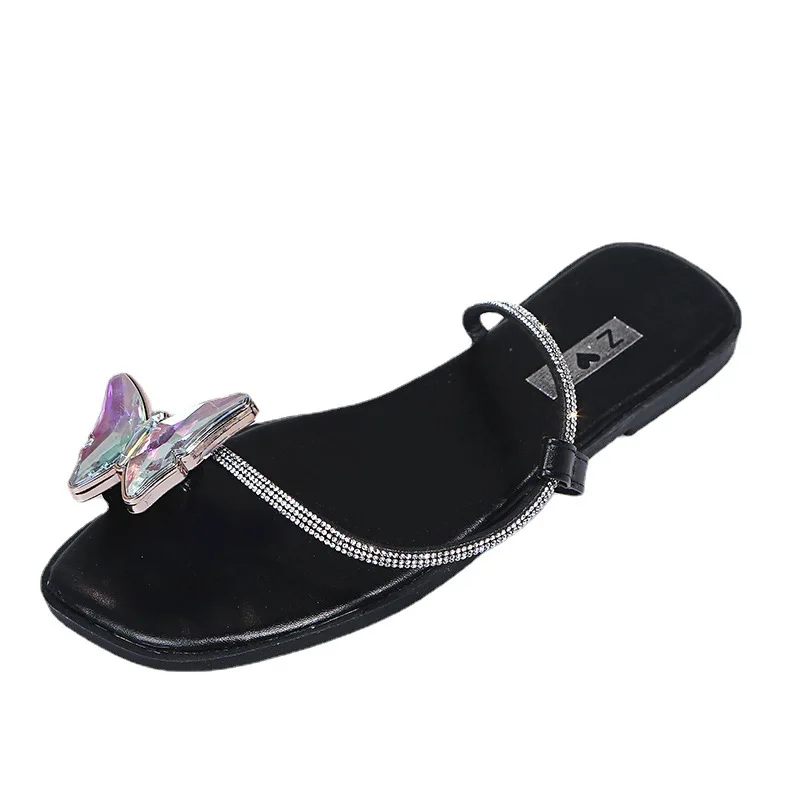 Slippers Women's Bowknot Sandals Women's Beach Shoes Fashion Shoes Open Toe Rhinestones Bling2021 Summer Large Size Women Shoes
Slippers Women's Bowknot Sandals Women's Beach Shoes Fashion Shoes Open Toe Rhinestones Bling2021 Summer Large Size Women Shoes