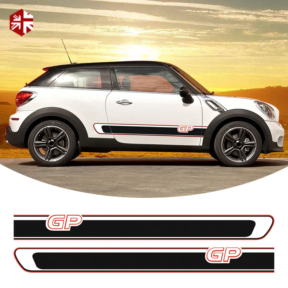 2 Pcs Door Side Stripes Stickers MINI GP Style Body Decal For MINI Cooper Paceman R61 JCW Accessories
2 Pcs Door Side Stripes Stickers MINI GP Style Body Decal For MINI Cooper Paceman R61 JCW Accessories