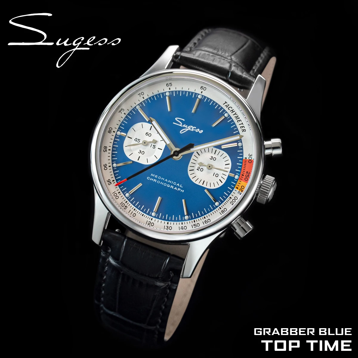 Sugess Men's Vintage Pilot Watch 40mm Blue Dial Sapphire Glass Seagull ST19 Swan Neck Hand Winding Movement Sporty Watches Lume
Sugess Men's Vintage Pilot Watch 40mm Blue Dial Sapphire Glass Seagull ST19 Swan Neck Hand Winding Movement Sporty Watches Lume