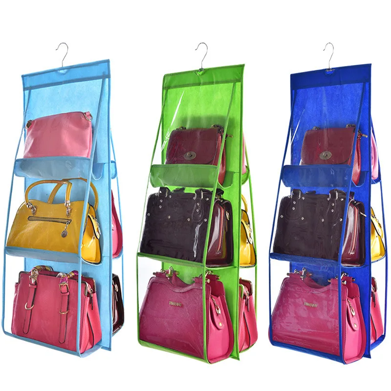 Dust-proof Closet Organizer Handbag Storage Hanging Bags Storage and Organization Non-woven Fabric Bag Multi-layer Perspective
Dust-proof Closet Organizer Handbag Storage Hanging Bags Storage and Organization Non-woven Fabric Bag Multi-layer Perspective