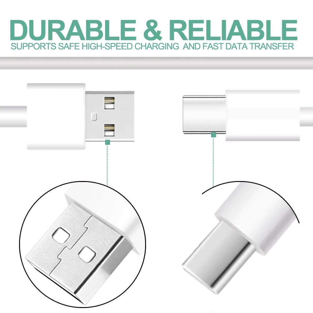 1M Extra Long 9mm Connector Type-C Cable Charging For Ulefone Power 5 5s 3 Armor 6 DOOGEE S90 S80 Oukitel U18 u23 u25 | Мобильные