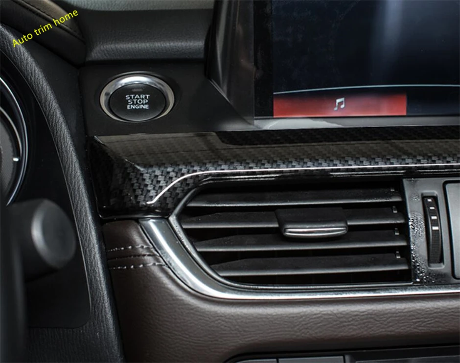 Dashboard Left + Right Side Central Control Panel Decoration Accessories Cover Trim For Mazda 6 2016 2017 Carbon Fiber Look 
Dashboard Left + Right Side Central Control Panel Decoration Accessories Cover Trim For Mazda 6 2016 2017 Carbon Fiber Look