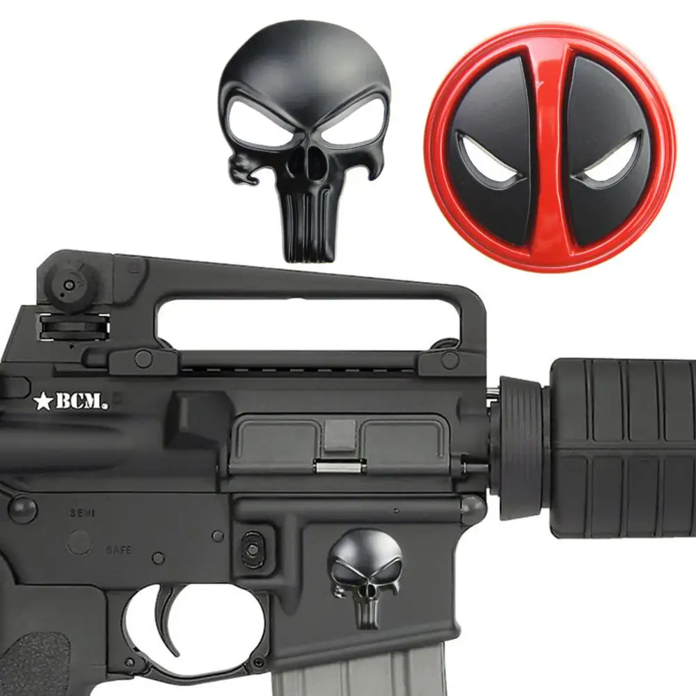 Skull Metal Decal Sticker Magwell for AR15 AK47 M4 M16 Skin Badge Airsoft Hunting Gun 5.56 22lr Magazine Accessories
Skull Metal Decal Sticker Magwell for AR15 AK47 M4 M16 Skin Badge Airsoft Hunting Gun 5.56 22lr Magazine Accessories