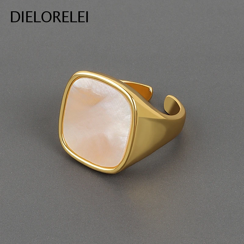 DIELORELEI 925 Sterling Silver Niche Temperament Adjustable Ring Eliminates Metal Allergies Style Minimalist Prevent Allergy
DIELORELEI 925 Sterling Silver Niche Temperament Adjustable Ring Eliminates Metal Allergies Style Minimalist Prevent Allergy