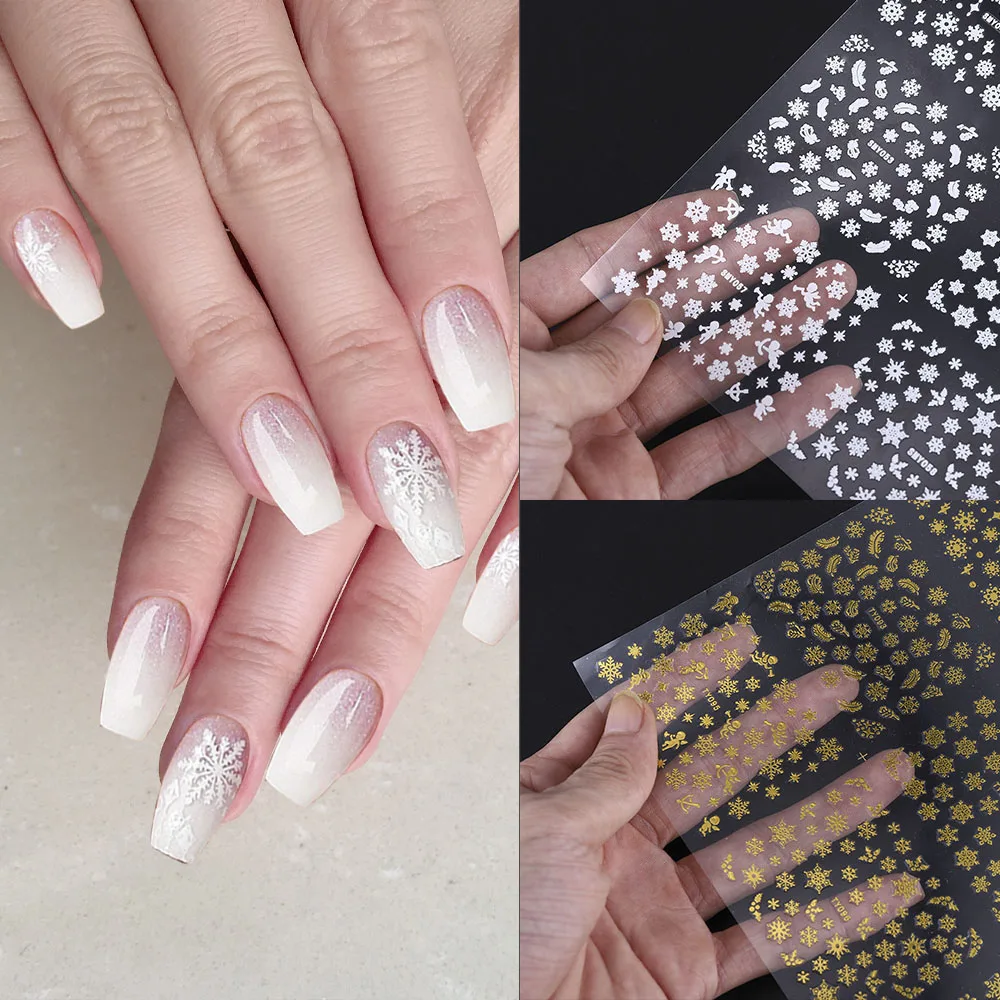 1Pcs Large Self-adhesive Nail Art Accessories Designs Transfer Stickers Decals DIY Xmas Merry Christmas Snowflake Decoration
1Pcs Large Self-adhesive Nail Art Accessories Designs Transfer Stickers Decals DIY Xmas Merry Christmas Snowflake Decoration