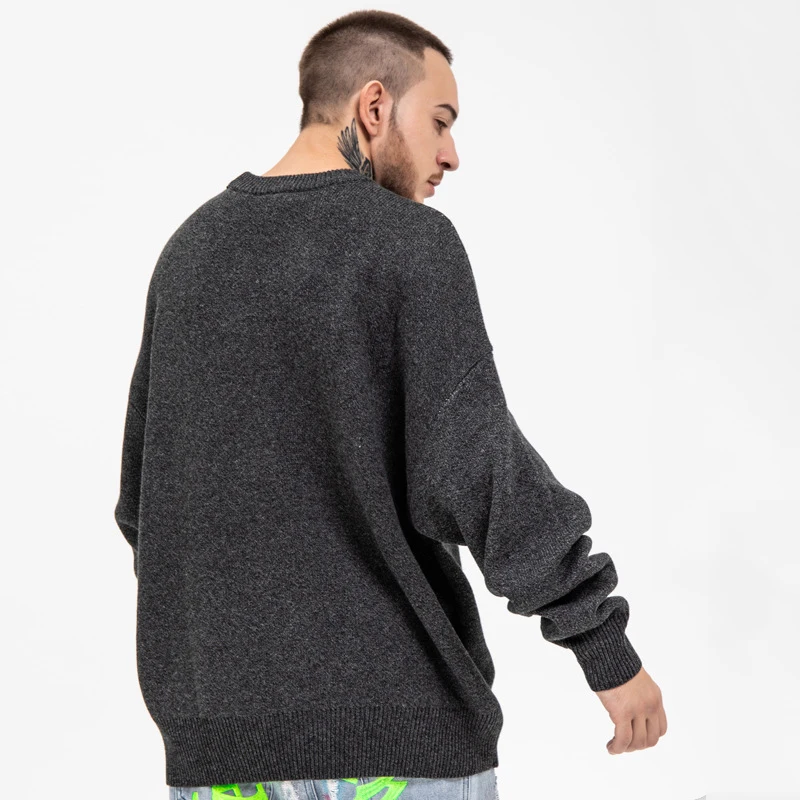 Men Oversized Sweater Essentials Print Knitted Sweater O-neck Pullover Knitwear Top Woman Warm Loose Long Sleeve Jumpers 2021
Men Oversized Sweater Essentials Print Knitted Sweater O-neck Pullover Knitwear Top Woman Warm Loose Long Sleeve Jumpers 2021
