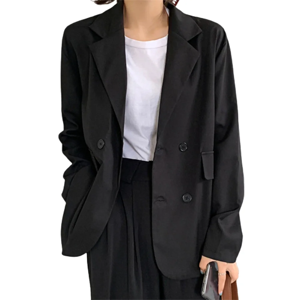 Hot!!! Women Double Breasted Lapel Long Sleeve Thin Blazer Korean Cardigan Suit Coat for Wedding Dating Regular Offices Fashion
Hot!!! Women Double Breasted Lapel Long Sleeve Thin Blazer Korean Cardigan Suit Coat for Wedding Dating Regular Offices Fashion