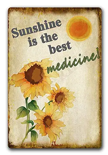 Sunflower Sign Sunshine Is The Best Medicine Sunflowers Retro Vintage Metal Tin Sign Home Kitchen Bedroom Hotel Restaurant Wall
Sunflower Sign Sunshine Is The Best Medicine Sunflowers Retro Vintage Metal Tin Sign Home Kitchen Bedroom Hotel Restaurant Wall