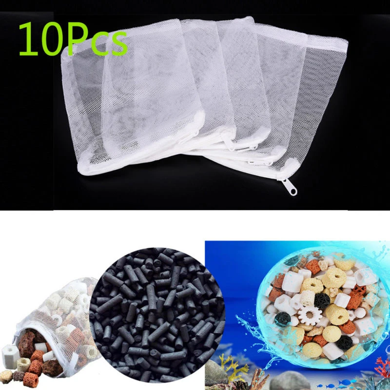 10pcs Aquarium Mesh Bag Nylon Fish Tank Zip Filter Media Net Bag Breathing Ring Biochemical Ball Bio Ball Foods Grain Filter Bag
10pcs Aquarium Mesh Bag Nylon Fish Tank Zip Filter Media Net Bag Breathing Ring Biochemical Ball Bio Ball Foods Grain Filter Bag