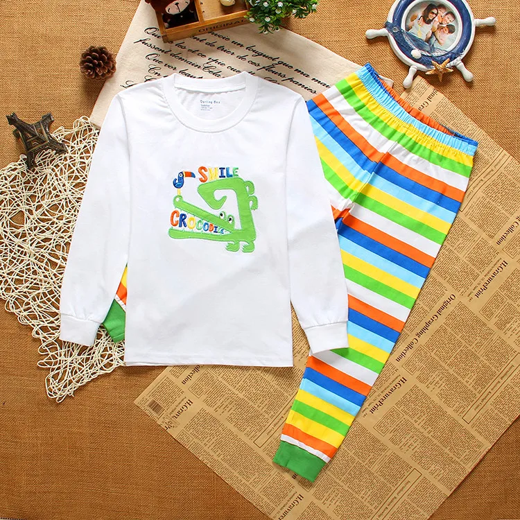 New Childrens Sleepwear Pajamas Spring autumn Kids Pajamas Sets Boys Girls Clothing Underwear Tops+pants Cotton Pijamas 2-7yrs
New Childrens Sleepwear Pajamas Spring autumn Kids Pajamas Sets Boys Girls Clothing Underwear Tops+pants Cotton Pijamas 2-7yrs