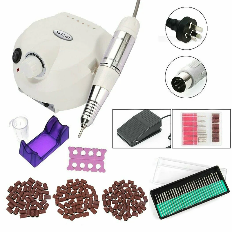 Professional Electric Nail Drill Machine Pedicure Manicure drill set Milling Cutters Set Nail File 30000RPM Polishing Equipment
Professional Electric Nail Drill Machine Pedicure Manicure drill set Milling Cutters Set Nail File 30000RPM Polishing Equipment