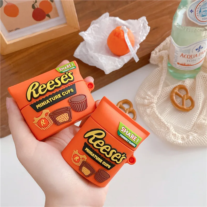 For AirPods Case Cartoon Peanut Milk Chocolate Cake Cups Cute Funda Earphone Cases For Apple Airpods 1 2 Pro Cover Soft Silicone
For AirPods Case Cartoon Peanut Milk Chocolate Cake Cups Cute Funda Earphone Cases For Apple Airpods 1 2 Pro Cover Soft Silicone