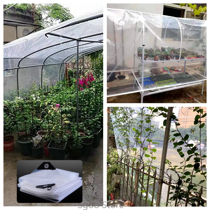 0.12mm Transparent Rainproof Cloth PE Film Balcony Garden Tarpaulin Greenhouse Succulent Plant Keep Warm Waterproof Cloth
0.12mm Transparent Rainproof Cloth PE Film Balcony Garden Tarpaulin Greenhouse Succulent Plant Keep Warm Waterproof Cloth