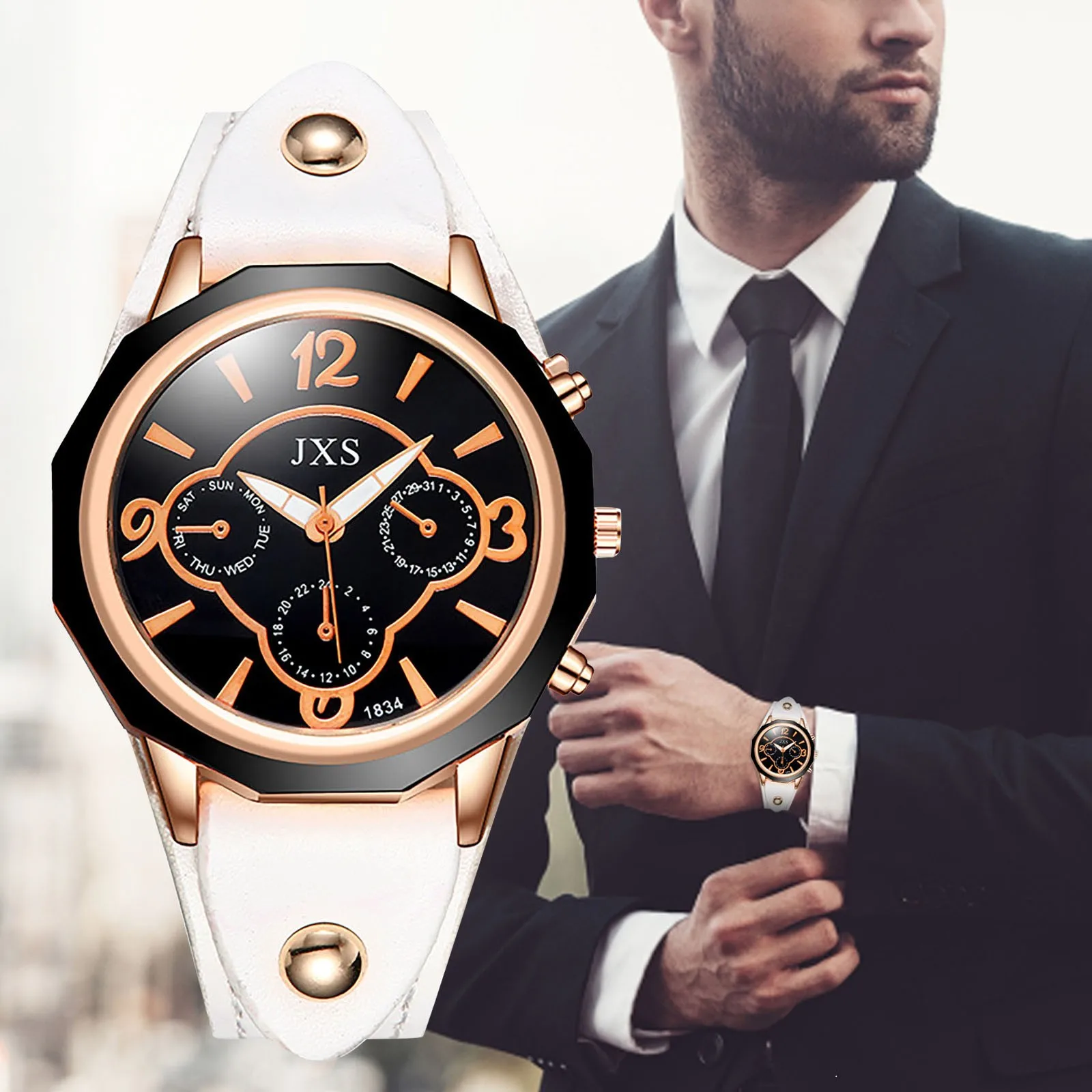 Men Watches Luxury Brand 2022 Luxury Temperament Men's Belt Watch Fashion Three-eye Quartz Men's Watch Relogios Feminino Fashion
Men Watches Luxury Brand 2022 Luxury Temperament Men's Belt Watch Fashion Three-eye Quartz Men's Watch Relogios Feminino Fashion