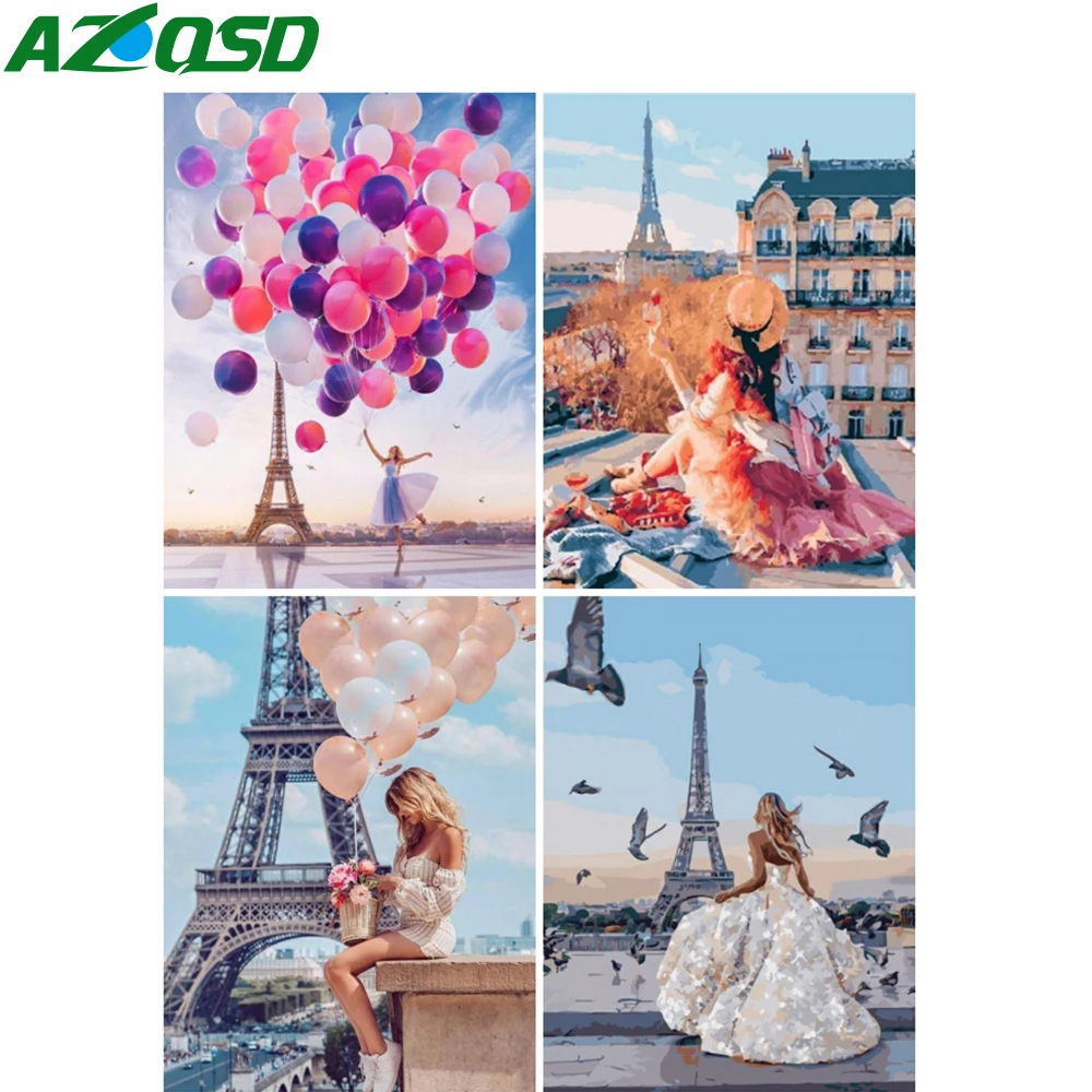 AZQSD Diamond Embroidery Woman Tower City Mosaic Full Drill Diamond Painting Landscape Cross Stitch Needlework Home Decor
AZQSD Diamond Embroidery Woman Tower City Mosaic Full Drill Diamond Painting Landscape Cross Stitch Needlework Home Decor