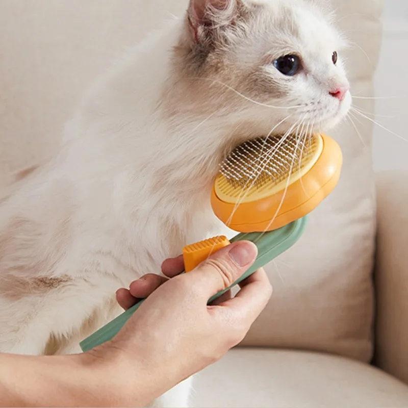 Pumpkin Self Cleaning Slicker Comb Pet Dog Cat Comb Hair Massage Brush Tool Clean Brush Dog Cat Hair Remover Brush Pet Grooming
Pumpkin Self Cleaning Slicker Comb Pet Dog Cat Comb Hair Massage Brush Tool Clean Brush Dog Cat Hair Remover Brush Pet Grooming