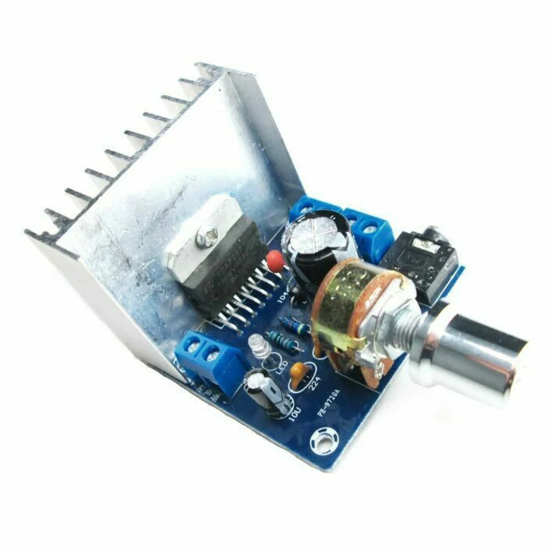 Motorcycle Power Amplifier Board Digital Stereo Audio Amplifier Dual Channel AMP Module AC/DC 12V TDA7297 2PCS