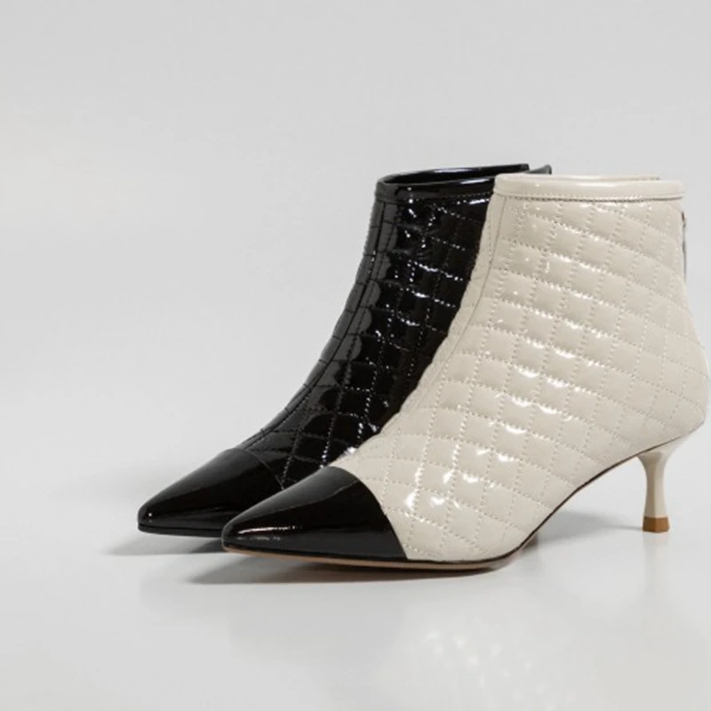 ASILETO Luxury Brand Designer Genuine Leather Boots Women 2021 Autumn New 5.5cm Thin High Heels Pointed Toe Ankle Boots Zip 40
ASILETO Luxury Brand Designer Genuine Leather Boots Women 2021 Autumn New 5.5cm Thin High Heels Pointed Toe Ankle Boots Zip 40