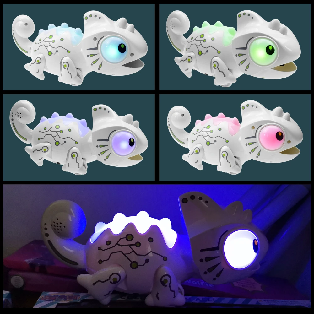 RCtown Remote Control Chameleon 2.4GHz Pet Intelligent Toys Robot For Children Kids Birthday Gift Funny Toy RC Animals
RCtown Remote Control Chameleon 2.4GHz Pet Intelligent Toys Robot For Children Kids Birthday Gift Funny Toy RC Animals