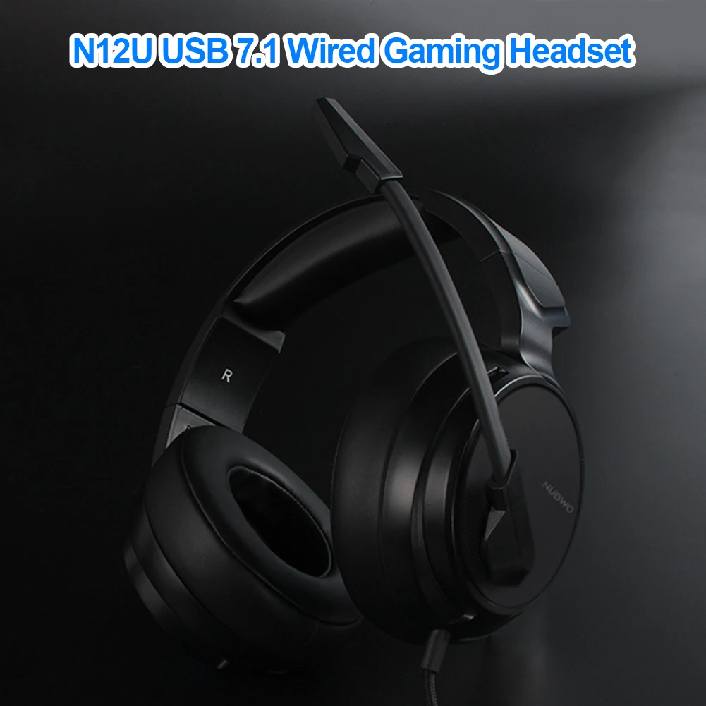 NUBWO N12U PC Gamer Headset Gaming Headphones USB 7.1 Surround Sound Wired Headset Bass Earphones with Mic for Computer Laptop
NUBWO N12U PC Gamer Headset Gaming Headphones USB 7.1 Surround Sound Wired Headset Bass Earphones with Mic for Computer Laptop