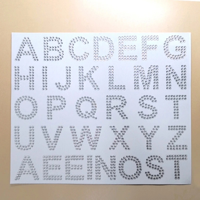 X4YA Clear Shiny Alphabet Letters Diamond Gemstones 3D Craft Scrapbook Sticker 1.57in Glitter Diamante Self Adhesive Stick
X4YA Clear Shiny Alphabet Letters Diamond Gemstones 3D Craft Scrapbook Sticker 1.57in Glitter Diamante Self Adhesive Stick
