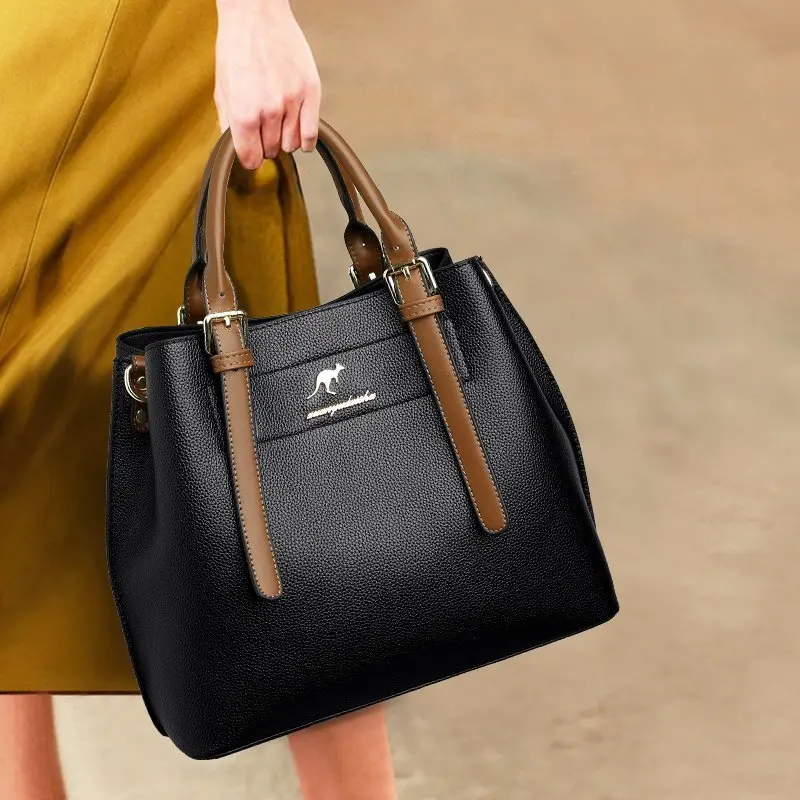 OLD TANG Large Capacity Casual Tote Bag Leather Shoulder Bags for Women 2021 Simple Female Crossbody Bag Designer Handbags
OLD TANG Large Capacity Casual Tote Bag Leather Shoulder Bags for Women 2021 Simple Female Crossbody Bag Designer Handbags