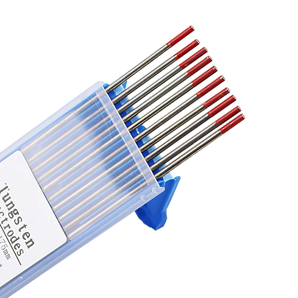 10PCS/Box Professional Tungsten Electrodes TIG Welding Rods 2.4x175mm Thoriated Welding Rods Low Temperature Set Rods Set
10PCS/Box Professional Tungsten Electrodes TIG Welding Rods 2.4x175mm Thoriated Welding Rods Low Temperature Set Rods Set