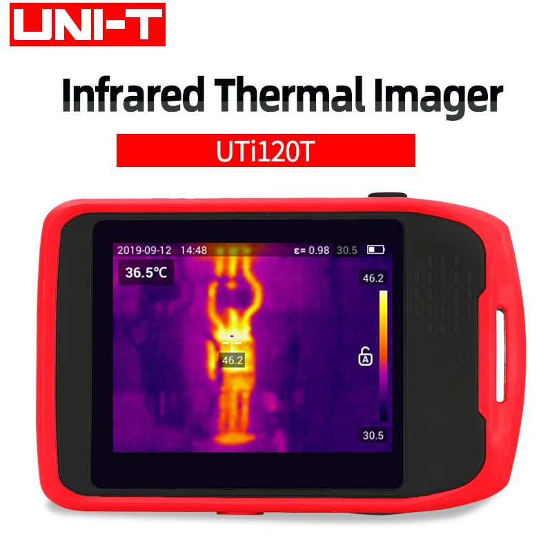 UNI-T UTi120T Карманный емкостный сенсорный тепловизор изображение слияние высоких и