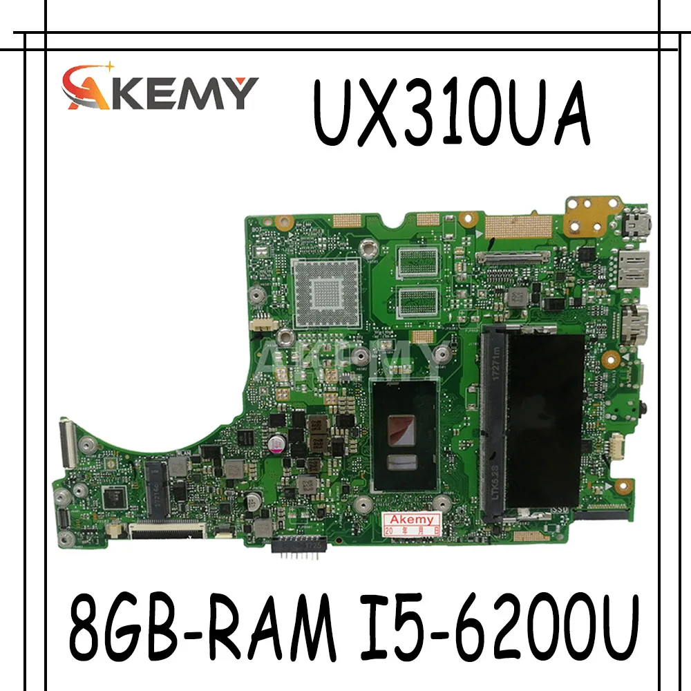 UX310UA Laptop motherboard for ASUS UX310UQK UX310UQ UX410UQ UX410UQK UX310UA original mainboard 8GB-RAM I5-6200U
UX310UA Laptop motherboard for ASUS UX310UQK UX310UQ UX410UQ UX410UQK UX310UA original mainboard 8GB-RAM I5-6200U
