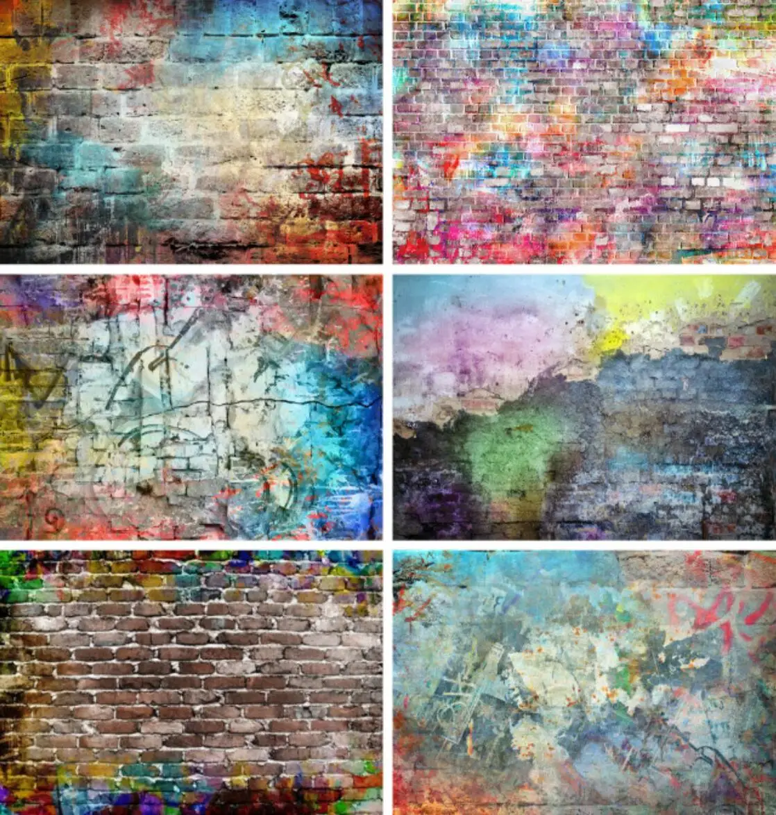 Old Peeling Graffiti Brick Wall Photography Backdrop Newborns Birthday Child Studio Portraits Photo Background Photocall
Old Peeling Graffiti Brick Wall Photography Backdrop Newborns Birthday Child Studio Portraits Photo Background Photocall