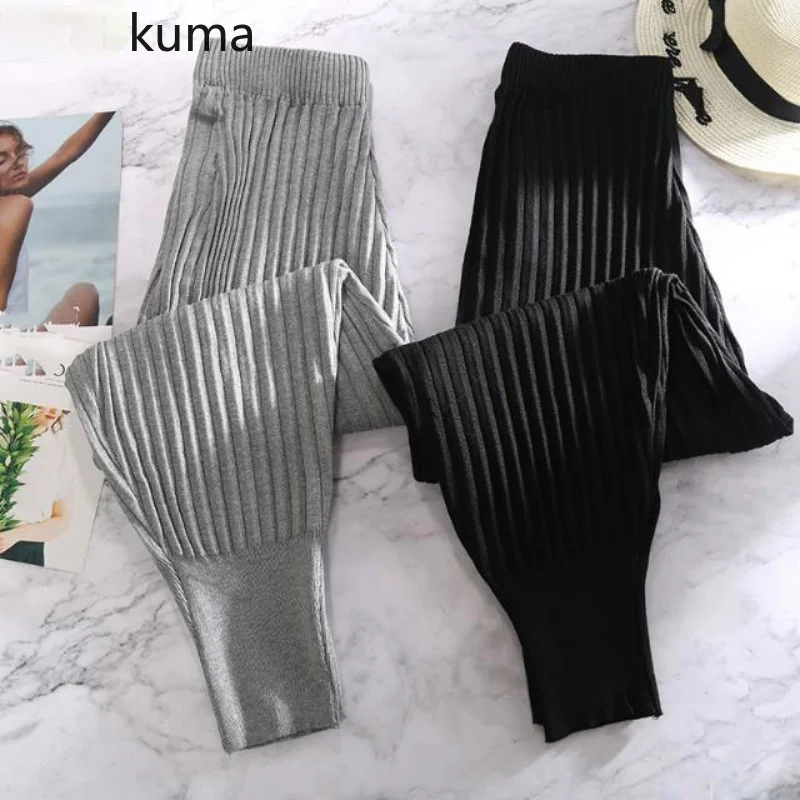 Knitted Harem Pants Korean 2021 Autumn Winter High Waist Ankle-length Trousers Causal Women Sweater Pants
Knitted Harem Pants Korean 2021 Autumn Winter High Waist Ankle-length Trousers Causal Women Sweater Pants