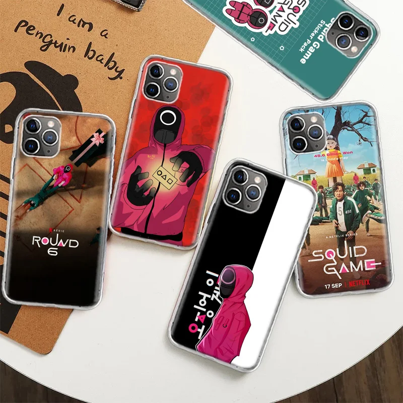 New Squid game Phone For Apple Iphone 13 Pro Max 11 12 Mini Case X XS XR 8 Plus 7 6 6S SE 2020 5 5S Cover
New Squid game Phone For Apple Iphone 13 Pro Max 11 12 Mini Case X XS XR 8 Plus 7 6 6S SE 2020 5 5S Cover