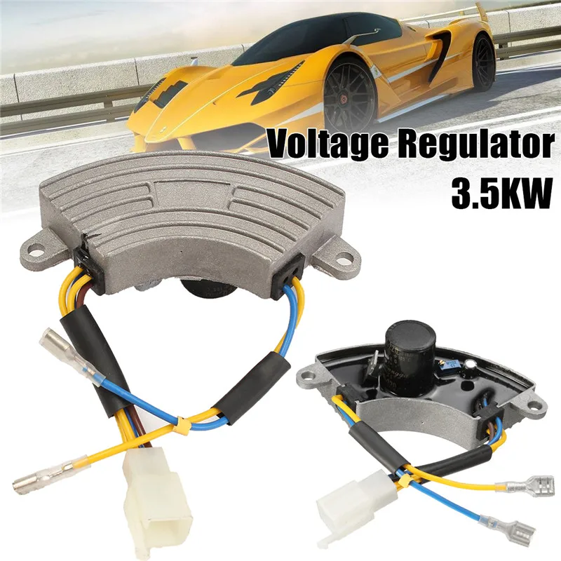 3500 Watt Generator AVR Automatic Voltage Regulator Rectifier AVR 250V 220uF Aluminum Base cover 6 wires
3500 Watt Generator AVR Automatic Voltage Regulator Rectifier AVR 250V 220uF Aluminum Base cover 6 wires