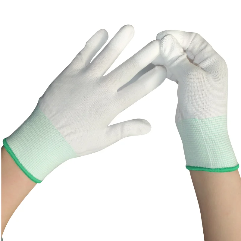 Free Shipping 10Pairs/lot Nylon PU Finger Coated Gloves White Coated Glove Anti-static Gloves Clean Knitted Gloves
Free Shipping 10Pairs/lot Nylon PU Finger Coated Gloves White Coated Glove Anti-static Gloves Clean Knitted Gloves