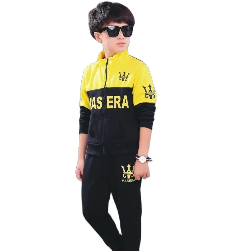 New Spring New Hot Boys' Suits Children's Long-sleeved Hooded Sweatershirt + Trousers Clothes Kids Tracksuit Autumn Outwear Set
New Spring New Hot Boys' Suits Children's Long-sleeved Hooded Sweatershirt + Trousers Clothes Kids Tracksuit Autumn Outwear Set